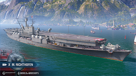 画像ギャラリー No.007のサムネイル画像 / 「World of Warships」，最新アップデートでドイツ空母を実装