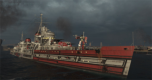 画像ギャラリー No.006のサムネイル画像 / 「World of Warships」と「トランスフォーマー」がコラボ。PC版，PS4とXbox One向けの“Legends”で本日から