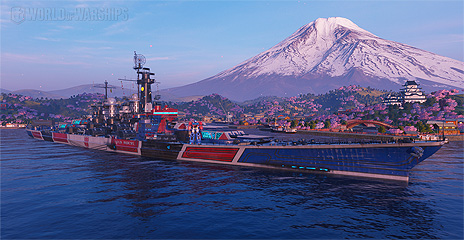 画像ギャラリー No.009のサムネイル画像 / 「World of Warships」と「トランスフォーマー」がコラボ。PC版，PS4とXbox One向けの“Legends”で本日から