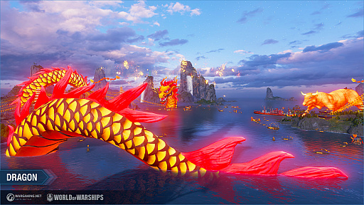 画像ギャラリー No.002のサムネイル画像 / 「World of Warships」，2021年初のアップデートで春節イベント開催。西遊記をテーマにしたコンテナが入手可能に