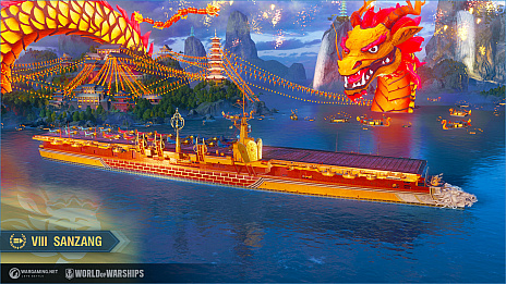 画像ギャラリー No.004のサムネイル画像 / 「World of Warships」，2021年初のアップデートで春節イベント開催。西遊記をテーマにしたコンテナが入手可能に