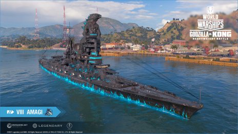 画像ギャラリー No.002のサムネイル画像 / 「World of Warships」，ゴジラvsコングとのコラボイベントがスタート。期間限定バンドルやコンバットミッションが登場