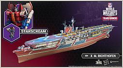 画像ギャラリー No.009のサムネイル画像 / 「World of Warships」の大規模アップデート“0.10.8”が実装に。トランスフォーマーコラボ第2弾が9月24日より開催