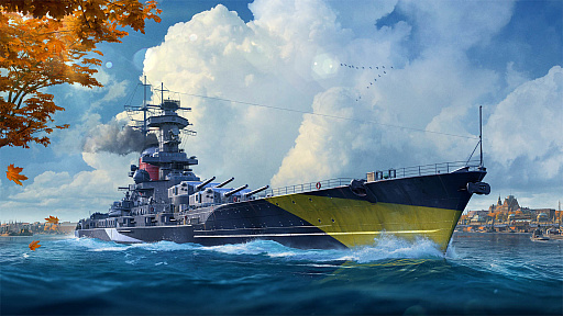画像ギャラリー No.006のサムネイル画像 / 「World of Warships」で最新アップデート実施。新ブランチのドイツ戦艦へのアーリーアクセスと，ハロウィンイベントが明らかに