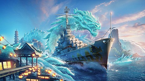 画像ギャラリー No.016のサムネイル画像 / 「World of Warships」，艦橋が甲冑姿の武士に変貌する新スキン“日本の城 ‐ 扶桑”が登場に