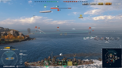 画像ギャラリー No.004のサムネイル画像 / 「World of Warships」に最新アップデート“0.11.1”実施。新たな期間限定モード“飛行船ダービー”や新航空母艦2隻が登場