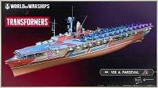 画像ギャラリー No.006のサムネイル画像 / 「World of Warships」，トランスフォーマーとのコラボ第3弾を開催。コンシューマ版に登場したコラボ迷彩がPC版でも入手可能に