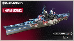 画像ギャラリー No.021のサムネイル画像 / 「World of Warships」，トランスフォーマーとのコラボ第3弾を開催。コンシューマ版に登場したコラボ迷彩がPC版でも入手可能に