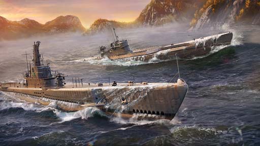 画像ギャラリー No.002のサムネイル画像 / 「World of Warships」,最新バージョン0.11.9実装。アメリカとドイツの潜水艦がアーリーアクセスとして登場