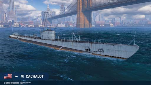 画像ギャラリー No.003のサムネイル画像 / 「World of Warships」,最新バージョン0.11.9実装。アメリカとドイツの潜水艦がアーリーアクセスとして登場
