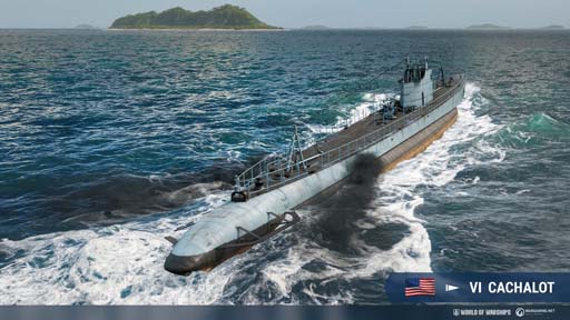 画像ギャラリー No.004のサムネイル画像 / 「World of Warships」,最新バージョン0.11.9実装。アメリカとドイツの潜水艦がアーリーアクセスとして登場
