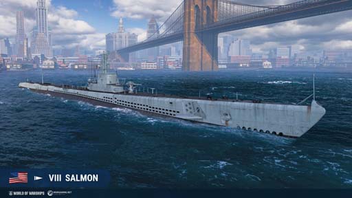 画像ギャラリー No.005のサムネイル画像 / 「World of Warships」,最新バージョン0.11.9実装。アメリカとドイツの潜水艦がアーリーアクセスとして登場