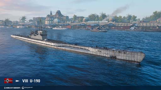 画像ギャラリー No.007のサムネイル画像 / 「World of Warships」,最新バージョン0.11.9実装。アメリカとドイツの潜水艦がアーリーアクセスとして登場