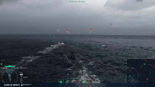 画像ギャラリー No.008のサムネイル画像 / 「World of Warships」,最新バージョン0.11.9実装。アメリカとドイツの潜水艦がアーリーアクセスとして登場