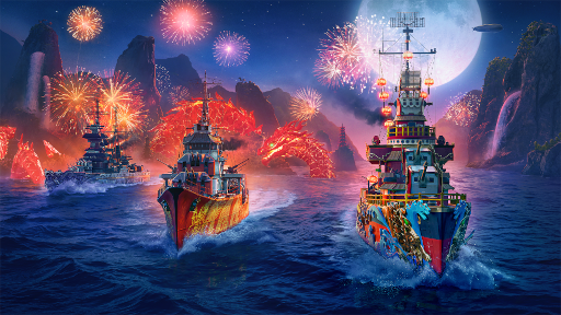 画像ギャラリー No.001のサムネイル画像 / 「World of Warships」,旧正月イベントとアメリカのハイブリッド戦艦のアーリーアクセスを開始