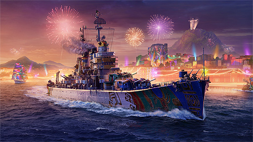 画像ギャラリー No.007のサムネイル画像 / 「World of Warships」,アヒルちゃんがお風呂で大暴れするエイプリルフールイベント“お風呂での大騒動”を開催