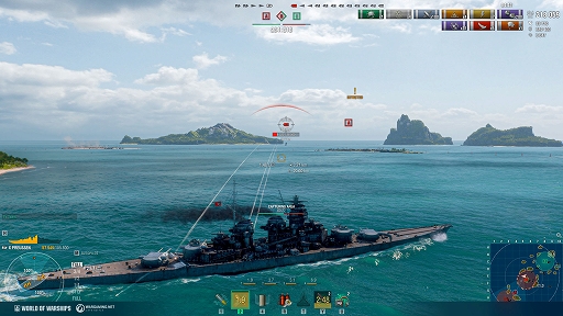 画像ギャラリー No.007のサムネイル画像 / 「World of Warships」にハイスクール・フリートのメンバーが再登場。「World of Warships: Legends」には,ホロライブメンバーが参戦