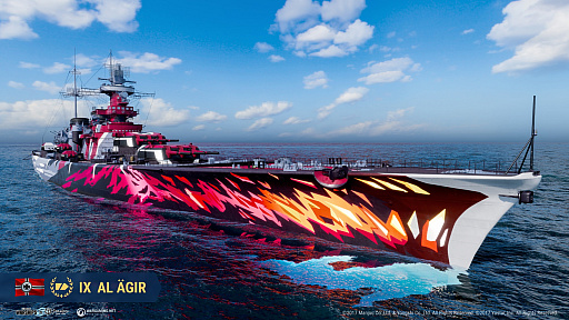 画像ギャラリー No.005のサムネイル画像 / オンライン海戦アクション「World of Warships」，「アズールレーン」とのコラボ第6弾開始。5人のコラボ艦長と3隻のプレミアム艦艇が参戦に