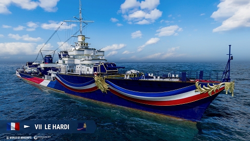 画像ギャラリー No.003のサムネイル画像 / 「World of Warships」,6隻のフランス駆逐艦の追加や,新たな戦闘タイプ「モード・シャッフル」などを実装。アップデート(13.6)を実施