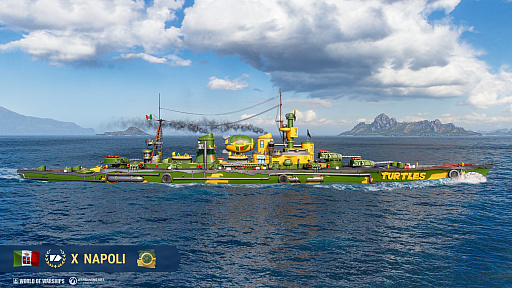 画像ギャラリー No.007のサムネイル画像 / 「World of Warships」,「ミュータント・タートルズ」とコラボした特別コンテンツを手に入れて大海原に乗り出そう