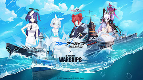 画像ギャラリー No.010のサムネイル画像 / 「World of Warships」,「ブルーアーカイブ」とのコラボをスタート。アロナやワカモなど4人がコラボ艦長として参戦