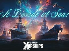 「World of Warships」10周年記念アップデート14.8を9月4日に実施。祝賀褒賞やスーパーコンテナ，無料艦艇を配布