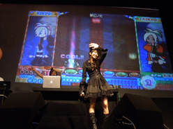 画像ギャラリー No.021のサムネイル画像 / ［TGS 2011］体験版配信が決定！ Des-ROW氏やTЁЯRAのライブも行われた「pop'n music portable2 Special Stage at TGS2011」レポート