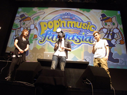 画像ギャラリー No.029のサムネイル画像 / ［TGS 2011］体験版配信が決定！ Des-ROW氏やTЁЯRAのライブも行われた「pop'n music portable2 Special Stage at TGS2011」レポート