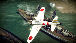 画像ギャラリー No.025のサムネイル画像 / 2012年3月8日発売の「蒼の英雄」は,近頃珍しい本格派コンバットフライトシミュレータ。多彩なミッションをこなして,大空のエースを目指せ
