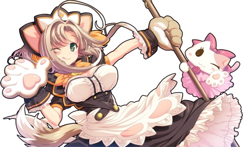 画像ギャラリー No.003のサムネイル画像 / 「それゆけ! ぶるにゃんマン Portable」が8月2日に発売決定。“猫耳メイド”な新キャラクター「めいにゃんマン」の情報が明らかに