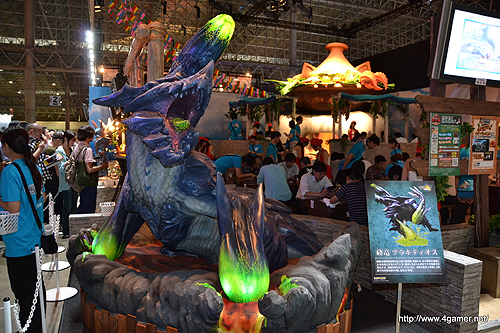 画像ギャラリー No.003のサムネイル画像 / ［TGS 2011］3DS「モンスターハンター3（トライ）G」をプレイ。気になる操作や3D立体視の感覚やいかに？　直撮りプレイムービーもUp