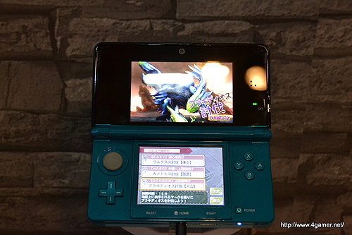 画像ギャラリー No.004のサムネイル画像 / ［TGS 2011］3DS「モンスターハンター3（トライ）G」をプレイ。気になる操作や3D立体視の感覚やいかに？　直撮りプレイムービーもUp