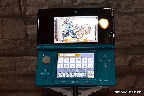 画像ギャラリー No.007のサムネイル画像 / ［TGS 2011］3DS「モンスターハンター3（トライ）G」をプレイ。気になる操作や3D立体視の感覚やいかに？　直撮りプレイムービーもUp