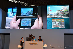 画像ギャラリー No.018のサムネイル画像 / ［TGS 2011］「モンスターハンター3（トライ）G」ステージレポート。3DSの下画面はカスタマイズ可能に