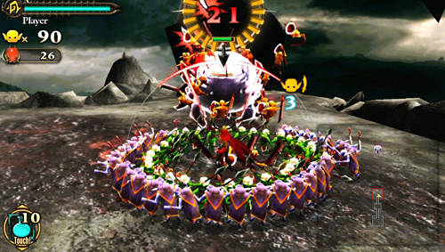 画像ギャラリー No.008のサムネイル画像 / PS Vita「地獄の軍団」の新情報が明らかに。特徴の異なる3種類のゴブリン軍団をうまく操って魔神を殲滅しよう