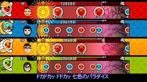 画像ギャラリー No.009のサムネイル画像 / 「太鼓の達人Wii」収録曲は100曲,どんちゃんの着せ替え衣装もどどーんと100着に増量して11月23日に発売