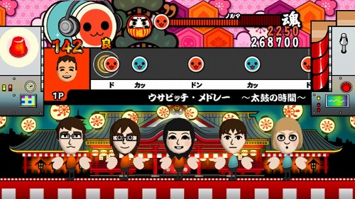画像ギャラリー No.001のサムネイル画像 / 「太鼓の達人Wii 決定版」,アニメ「ウサビッチ」のオリジナルメドレー曲収録。ノルマクリアでプーチンとキレネンコから手紙が