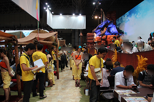 画像ギャラリー No.003のサムネイル画像 / ［TGS 2012］「モンスターハンター4」，一般公開日初日の試遊用整理券は開場後30分で配布終了
