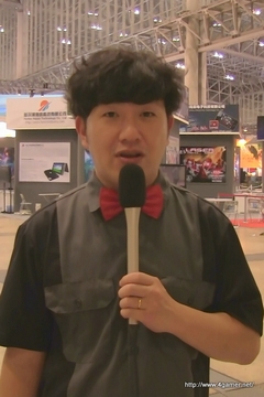 画像ギャラリー No.002のサムネイル画像 / アメザリ平井さんと4GamerがなぜかのコラボでTGS 2012を動画でレポート。手始めに,「モンスターハンター4」体験版を辻本プロデューサーと一緒にプレイ