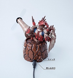 画像ギャラリー No.007のサムネイル画像 / 「モンスターハンター」の武器ガンランスを再現したUSB卓上ファンが登場