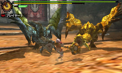 画像ギャラリー No.004のサムネイル画像 / 「モンスターハンター4」,USJで先行配信されたイベントクエスト「USJ・ザボアザギル3D」「USJ・蒼と金の熱き競演!」が7月18日に解禁