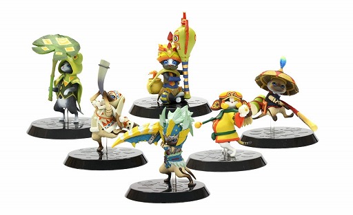 画像ギャラリー No.013のサムネイル画像 / 「モンスターハンター」のマスコット「オトモアイルー」フィギュア第2弾が登場