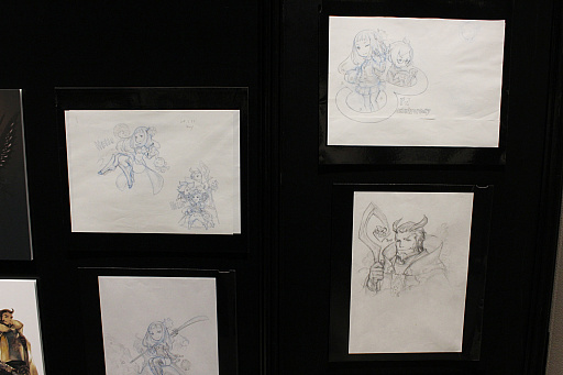 画像ギャラリー No.013のサムネイル画像 / 「ブレイブリーデフォルト10周年記念展」内覧会レポート。吉田明彦氏と生島直樹氏のイラスト原画を中心に200点以上を展示