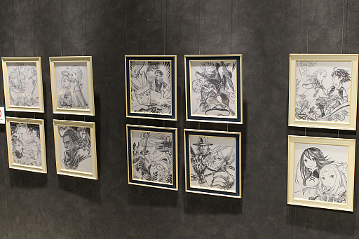 画像ギャラリー No.033のサムネイル画像 / 「ブレイブリーデフォルト10周年記念展」内覧会レポート。吉田明彦氏と生島直樹氏のイラスト原画を中心に200点以上を展示