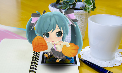 画像ギャラリー No.022のサムネイル画像 / 「初音ミク and Future Stars Project mirai」最新情報。収録楽曲や，デスクトップライブを実現するAR機能の情報が公開