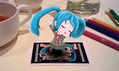 画像ギャラリー No.004のサムネイル画像 / 「初音ミク and Future Stars Project mirai」，デスクトップ・ライブや3D写真撮影などが楽しめる「ARモード」や，PVシアターの「コメント機能」を紹介