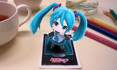 画像ギャラリー No.010のサムネイル画像 / 「初音ミク and Future Stars Project mirai」，デスクトップ・ライブや3D写真撮影などが楽しめる「ARモード」や，PVシアターの「コメント機能」を紹介