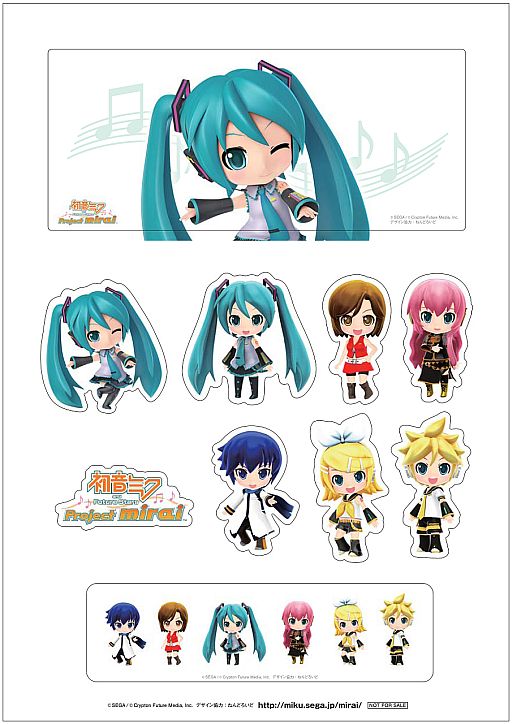 画像ギャラリー No.005のサムネイル画像 / 「初音ミク and Future Stars Project mirai」,DSゲームカフェで5月3日から限定グッズなどをプレゼント