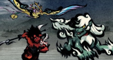 画像ギャラリー No.006のサムネイル画像 / 「墨鬼 SUMIONI」，最初のステージ「出立の日」を丸ごと収録したプレイムービーを本日公開。注目すべきは“墨汁タッチアクション”