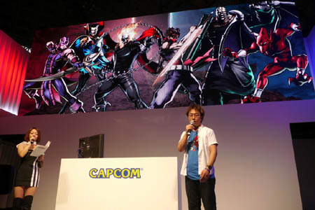 画像ギャラリー No.002のサムネイル画像 / ［TGS 2011］「ULTIMATE MARVEL VS. CAPCOM 3」に新キャラ「バージル」「アイアンフィスト」が参戦。“NEO-G vs. セス・キリアン”のガチ対決も披露されたステージイベント 
